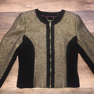 Ted Baker of London jacket/blazer black gold